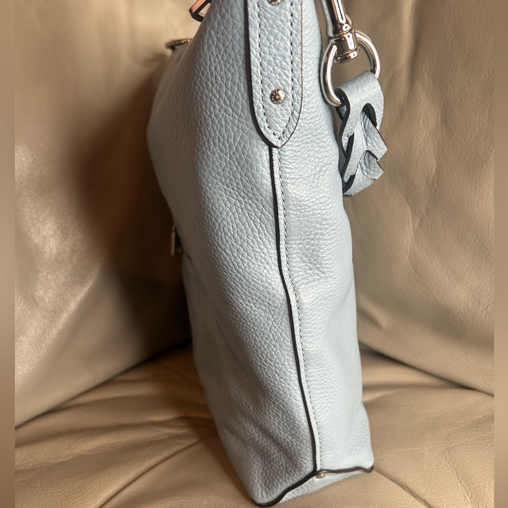 Coach WOMENS ABBY DUFFLE SHOULDER BAG PALE BLUE - Picture 5 of 15